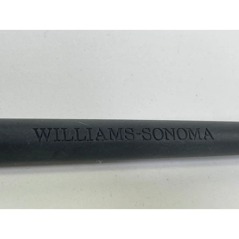 Williams Sonoma Halloween Spider Web Silicone Spatula Black Silver Kitchen